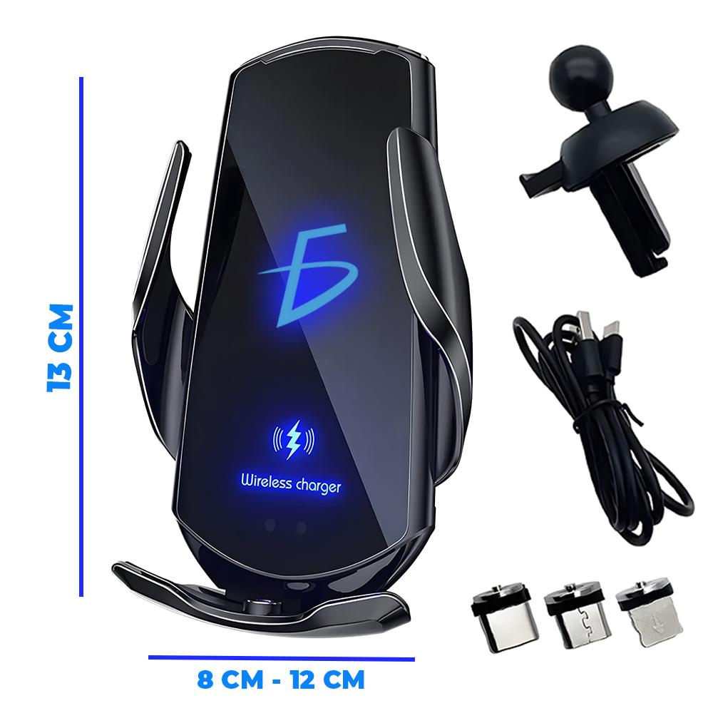 Cargador Inalámbrico para Auto - Soporte de Carga Rápida 15W - Image 2