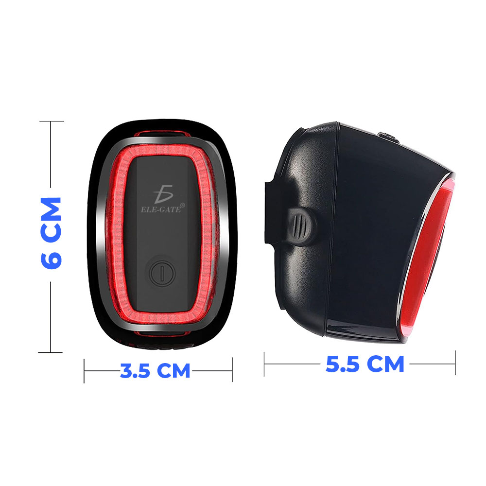 Lámpara Trasera Para Bicicleta Roja - Image 5