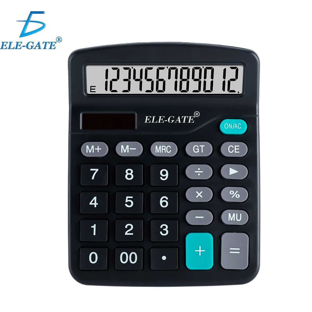 Calculadora de escritorio solar de 12 digitos