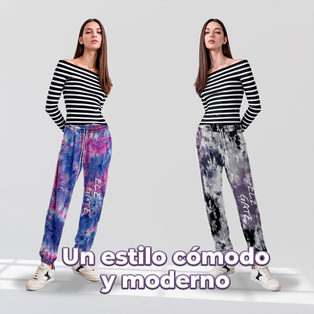 Joggers Tie Dye con Cinta Ajustable