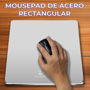 Mouse Pad de Aluminio de 29x23 Plateado