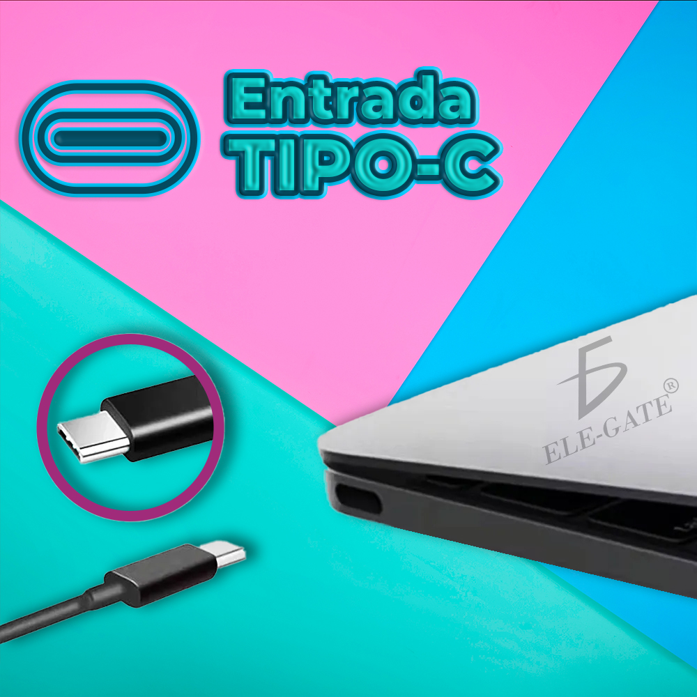 Cargador Universal 45 W tipo C Cuadrado - Image 3