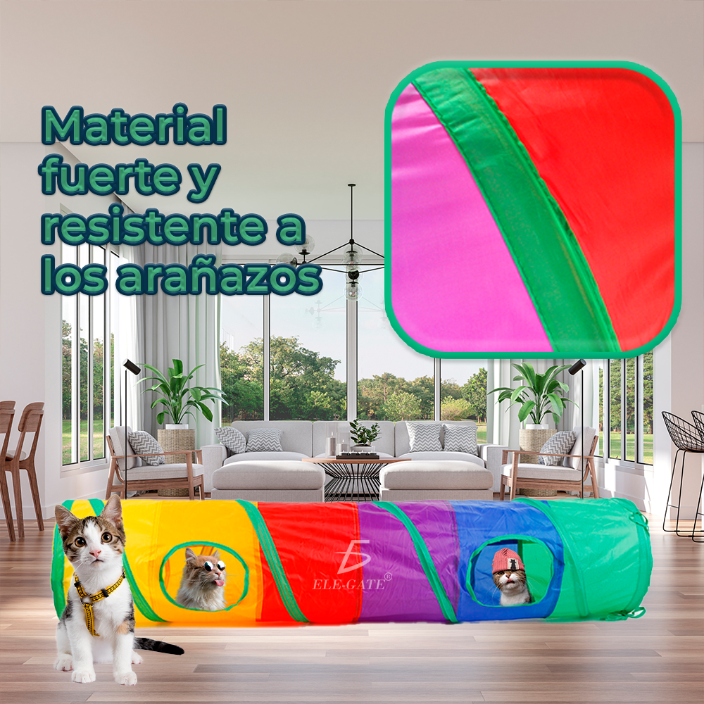 Túnel para Gato Plegable y Colorido - Image 3