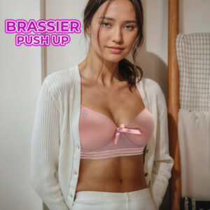Brasier con Tiras Traspirables y Copa Completa con Push Up