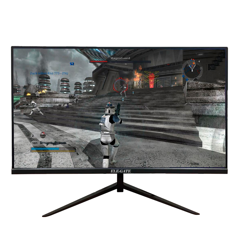 Monitor 27″ 75Hz Full HD 1K Ultra-Delgado con Cero Marcos Negro - Image 3