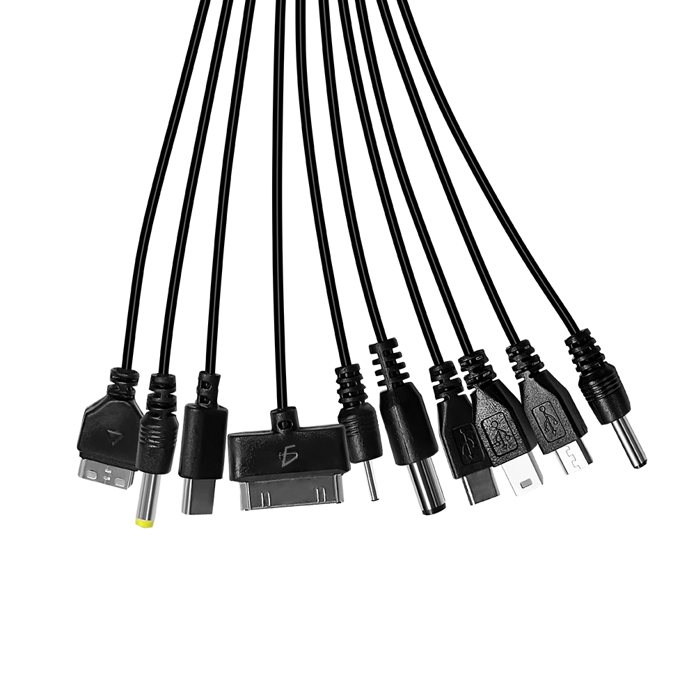 Cable de Carga USB 10 en 1 Portátil y Compatible con Varios Dispositivos, 20 cm - Image 3