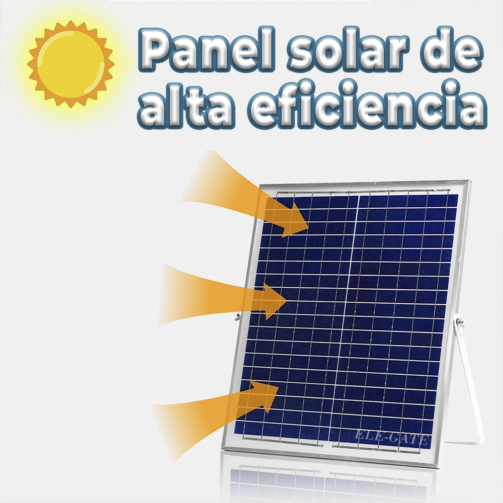 Ventilador Solar De Mesa De 16 Pulgadas Altura Regulable - Image 3
