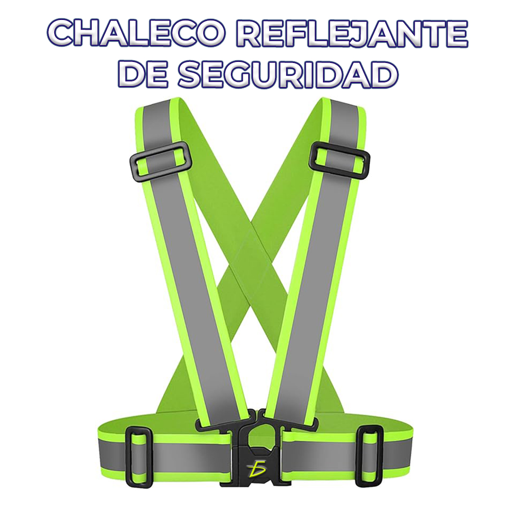 Chaleco Reflectante de Seguridad con Tirantes Super Ajustables