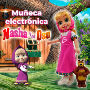 Muñeca Electrónica Masha y El Oso incluye a Masha y al Oso