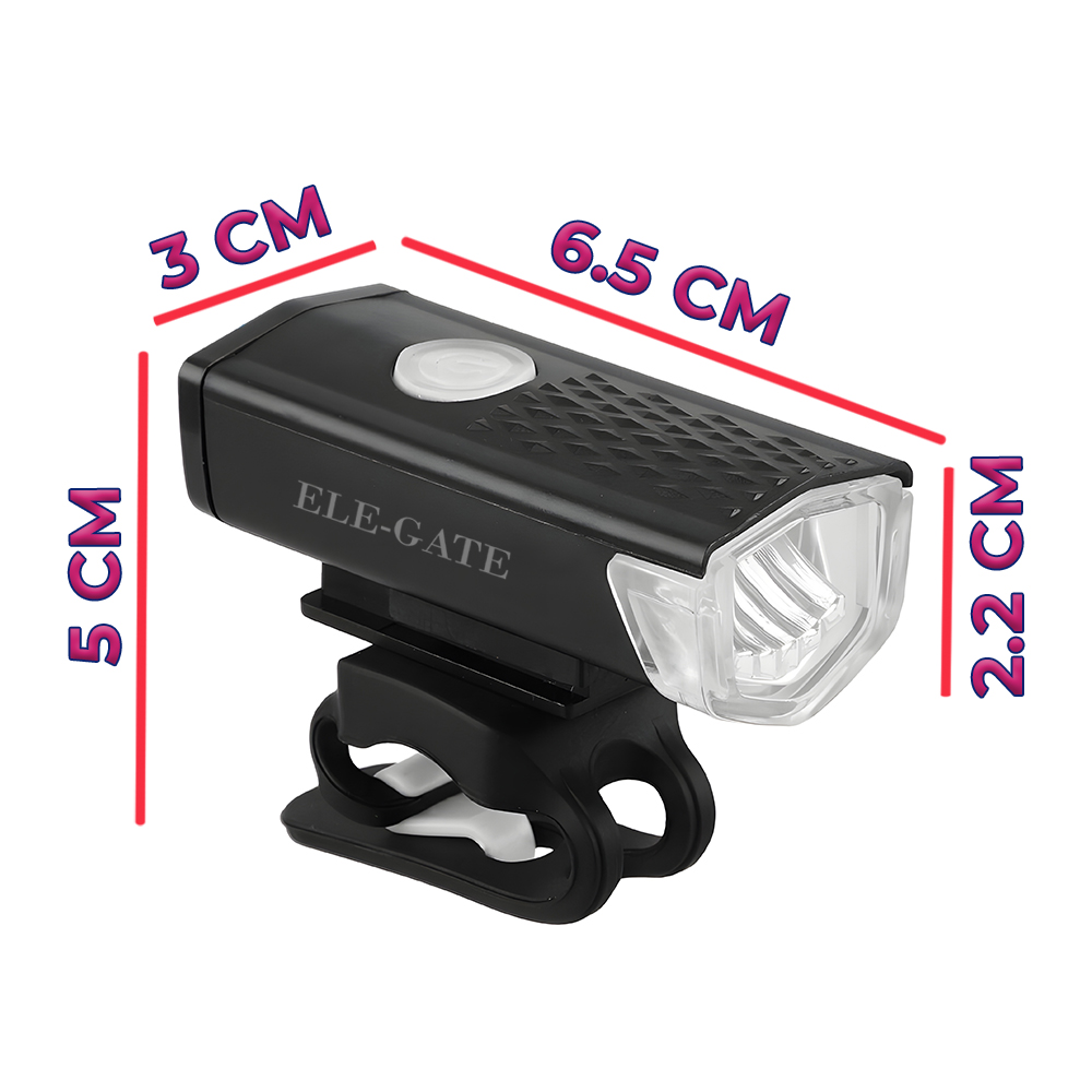 Luz Led Recargable para Bicicleta Impermeable - Image 4