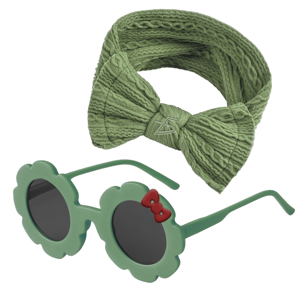 Set de Diadema con Moño y Lentes Fashion en 4 Radiantes Colores - Image 5