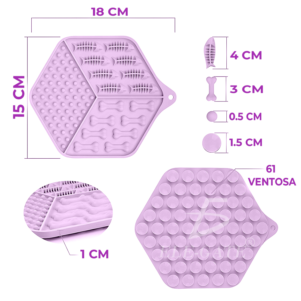 Plato con Textura Ideal para Comida Húmeda - Image 8