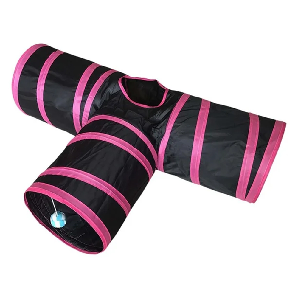 Túnel en Forma de T con Tres Salidas para Gato - Image 3