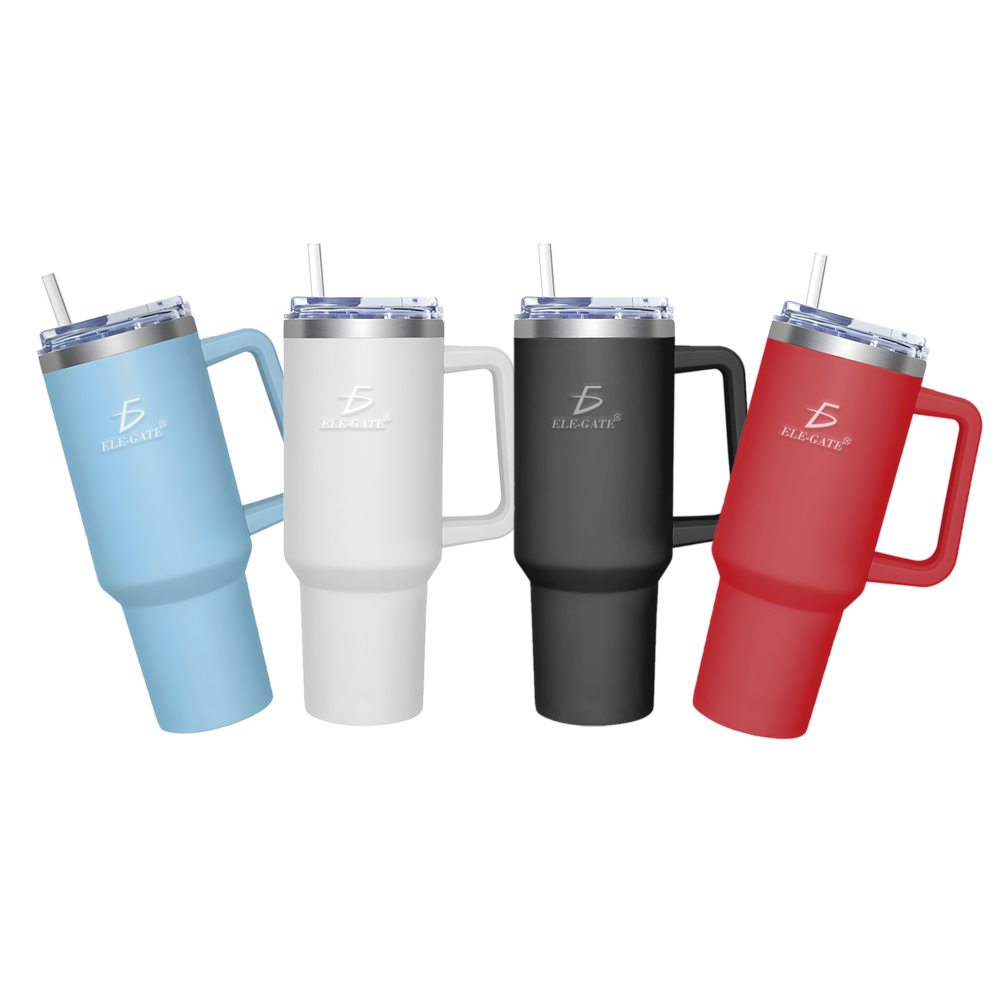 Vaso Térmico 1200ml con Asa incluye Popote y Tapa - Image 2