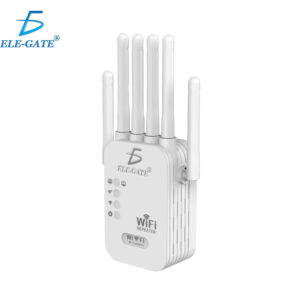 Repetidor Extensor de Señal Wifi de 1200 Mbps con 6 Antenas y Tecnología Dual-Band (2.4 GHz + 5 GHz)