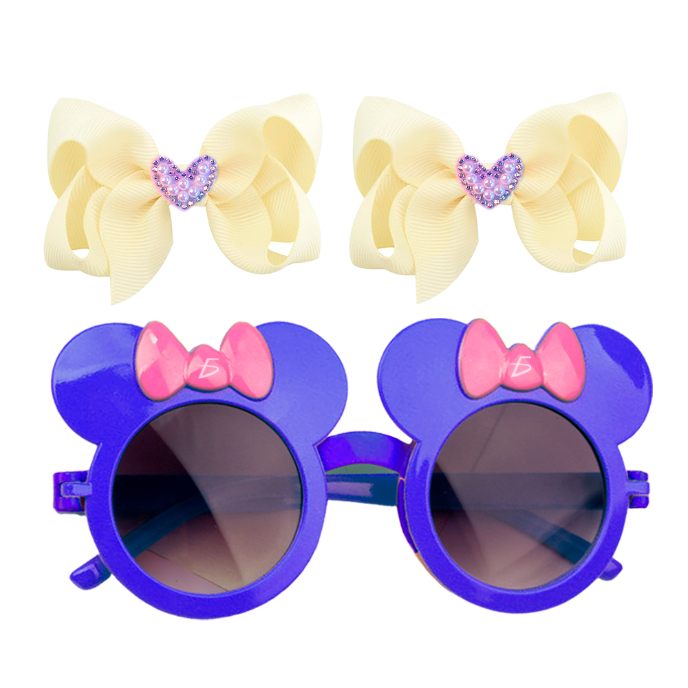 Set de 2 Moños con Lente con Orejas de Raton y Detalle de Moño Coquete - Image 5