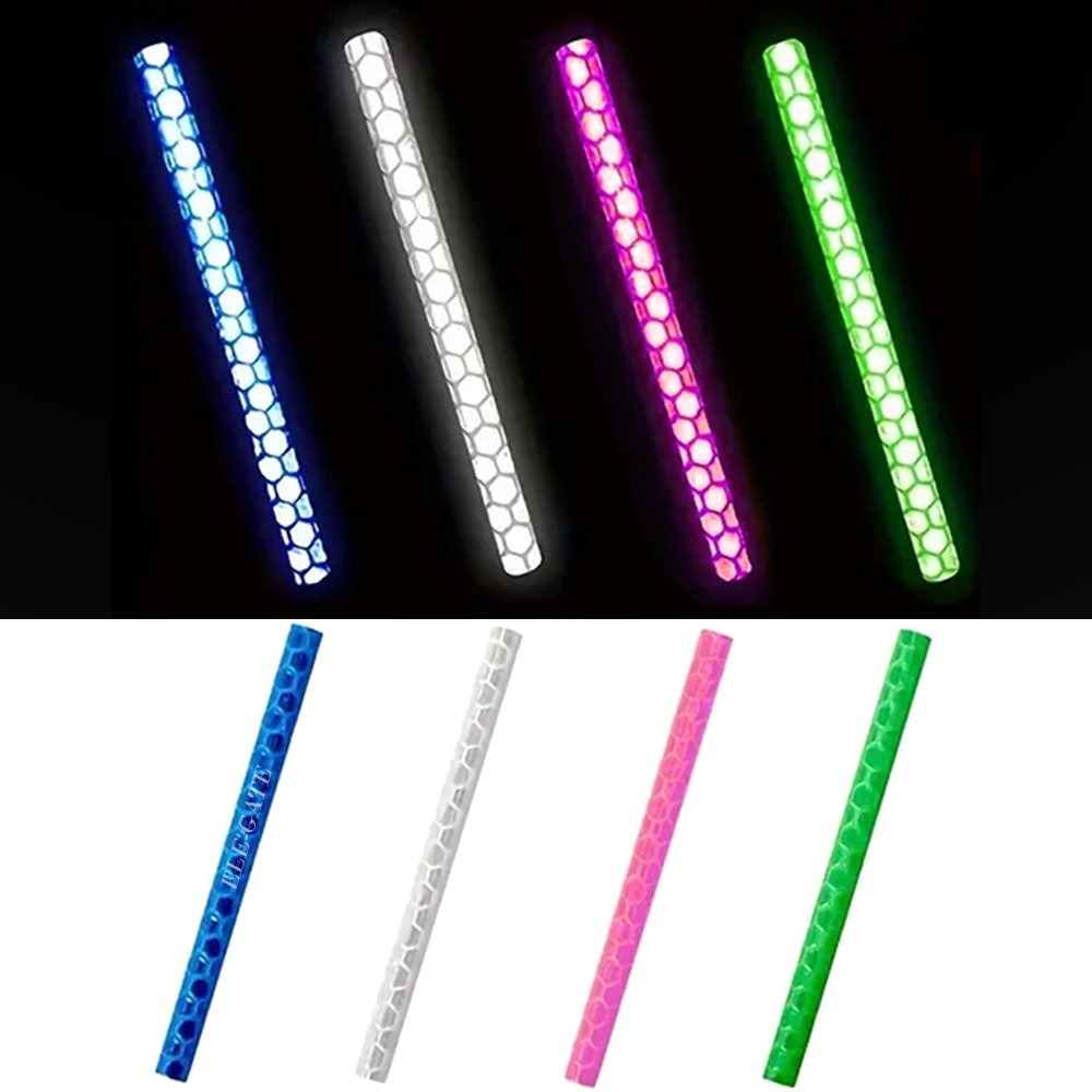 12 Clips Reflectantes para Rayos de Bicicleta Ultra Brillante 360º - Image 2