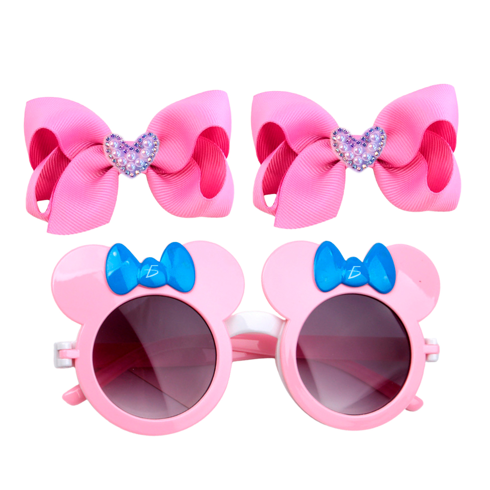 Set de 2 Moños con Lente con Orejas de Raton y Detalle de Moño Coquete - Image 3