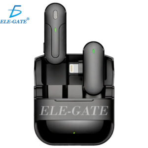 Micrófono Inalámbrico Lavalier  para IPhone con Estuche de Carga