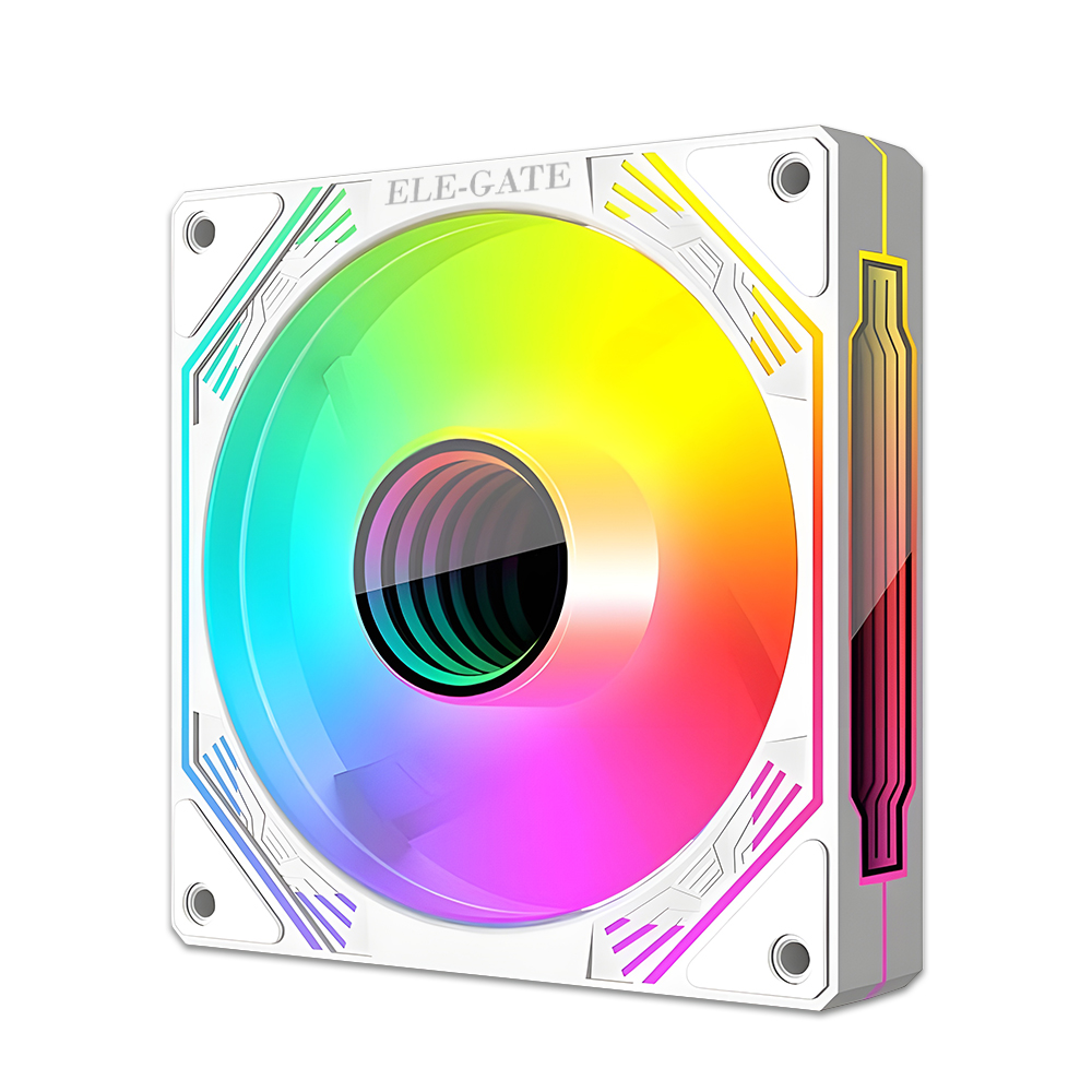 Ventilador de Chasis 120mm RGB PWM: Refrigeración Silenciosa para PC - Image 3