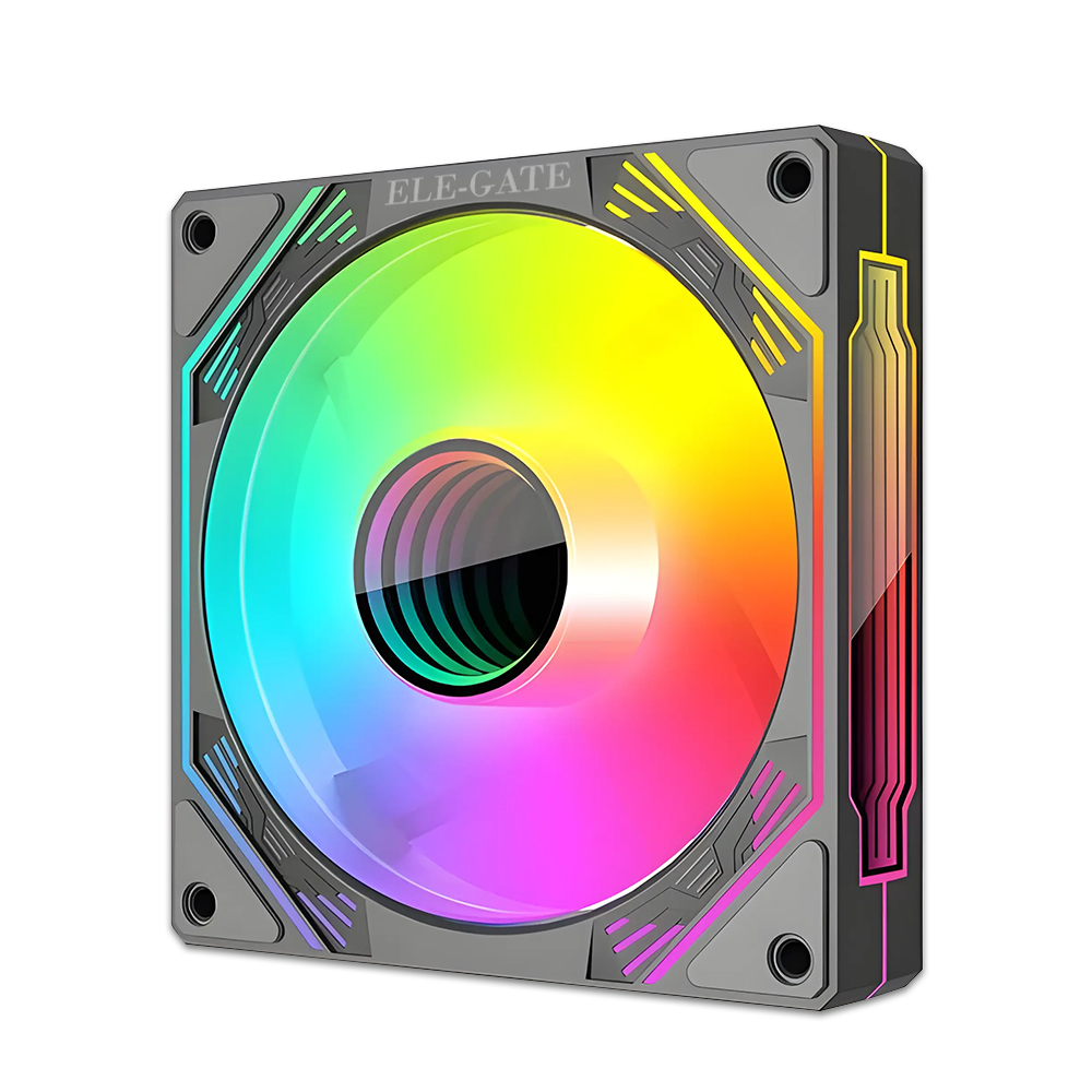 Ventilador de Chasis 120mm RGB PWM: Refrigeración Silenciosa para PC - Image 2