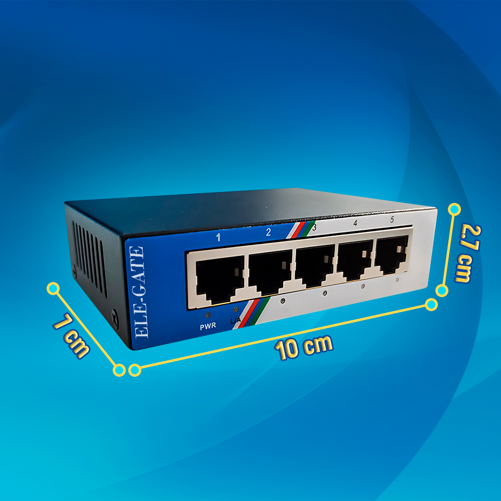 Conmutador Gigabit Switch con 5 Puertos Rj45 1000 Mbps - Image 4
