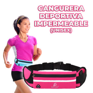 Cangurera Deportiva Elástica Impermeable Unisex Para Correr