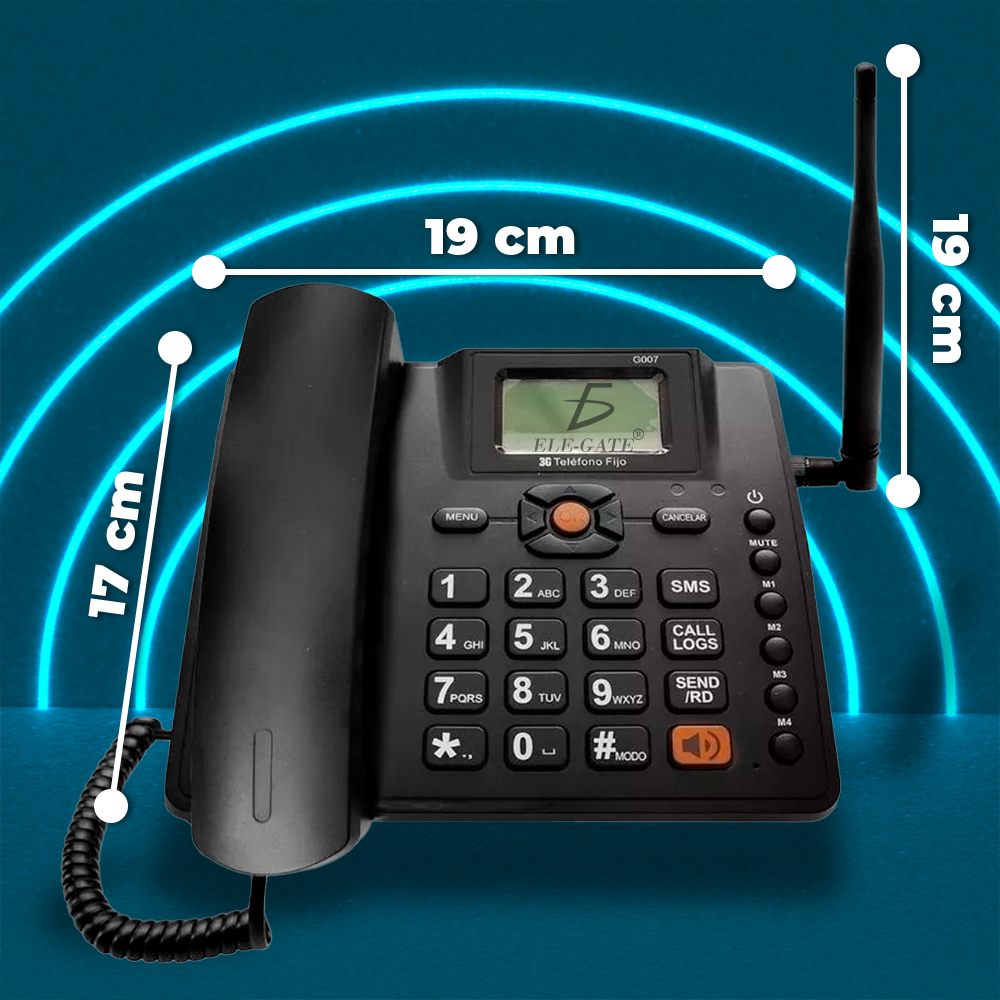 Telefono Inalámbrica Fijo con Marcación Rápida con Dual Sim - Image 4