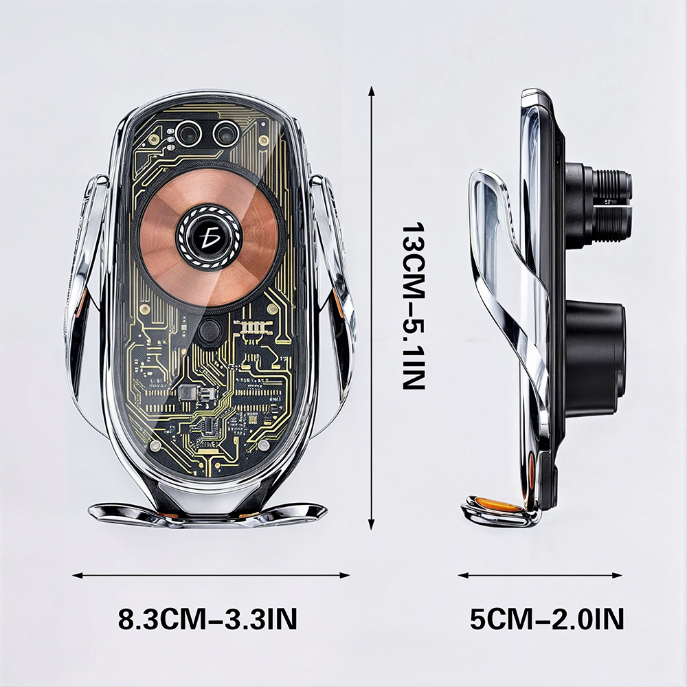 Cargador Rapido Wireless de 15W para Automóvil - Image 4