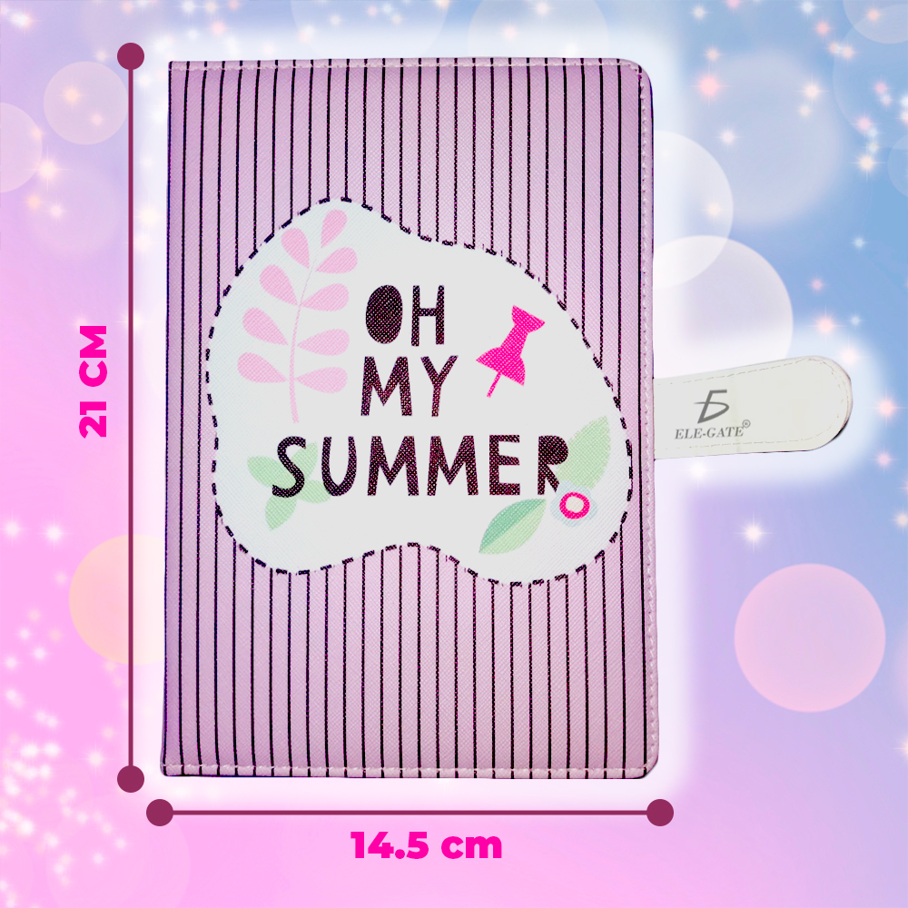 Cuaderno con estilo Coquete con Forro Acolchado y Banda Magnética - Image 4