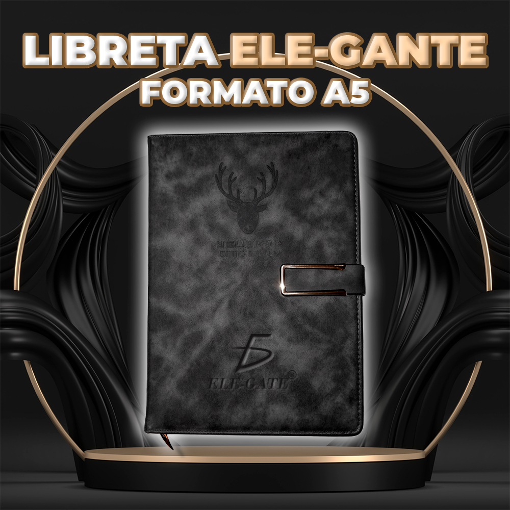 Libreta Elegante con Portada Acolchonada y Cierre Magnético