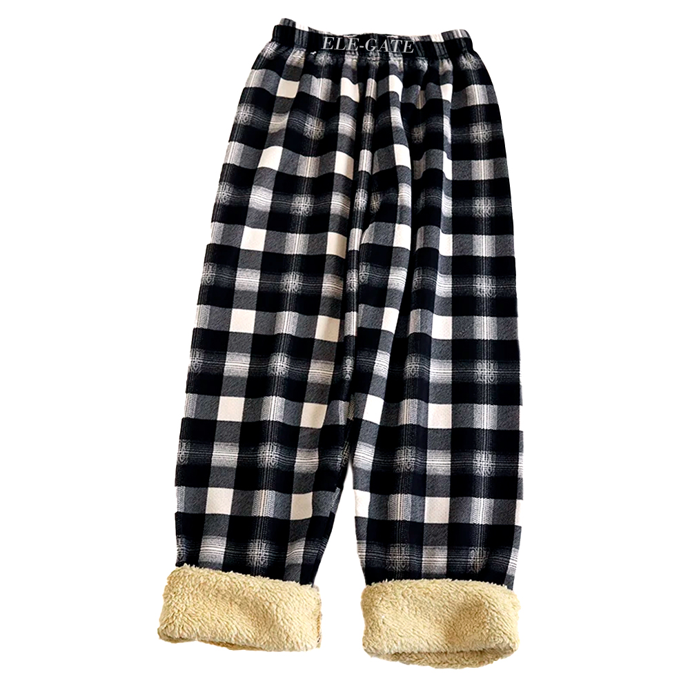 Pants a Cuadros Térmico con Doble Forro Moda Casual - Image 5