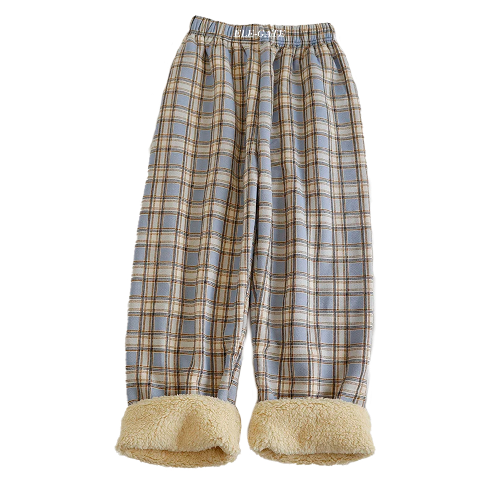 Pants a Cuadros Térmico con Doble Forro Moda Casual - Image 4