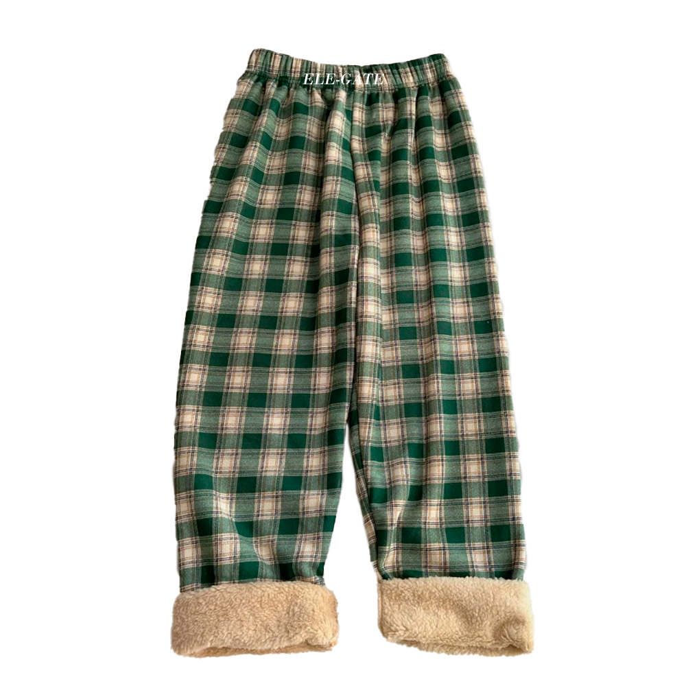 Pants a Cuadros Térmico con Doble Forro Moda Casual - Image 2