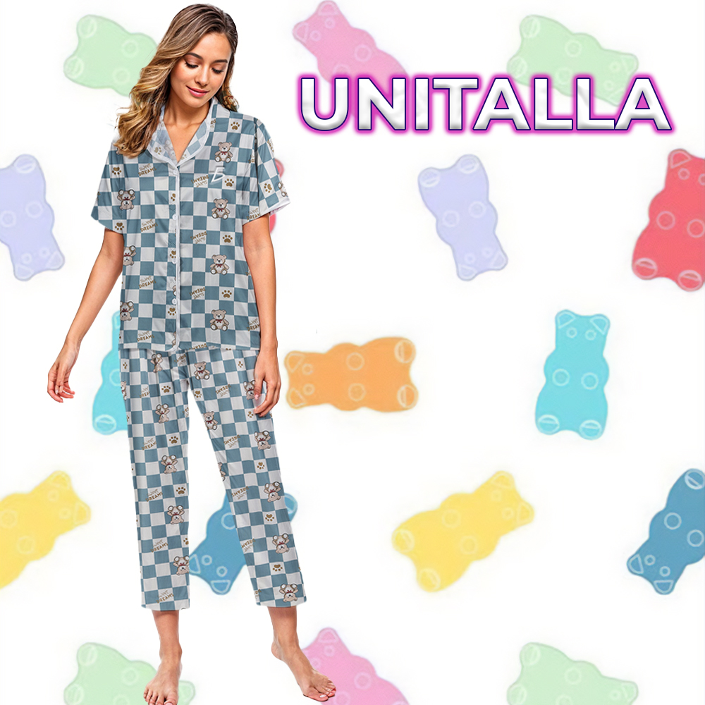 Set de 3 piezas de Pijamas Ligeras Kawai Frescas y Casuales - Image 12