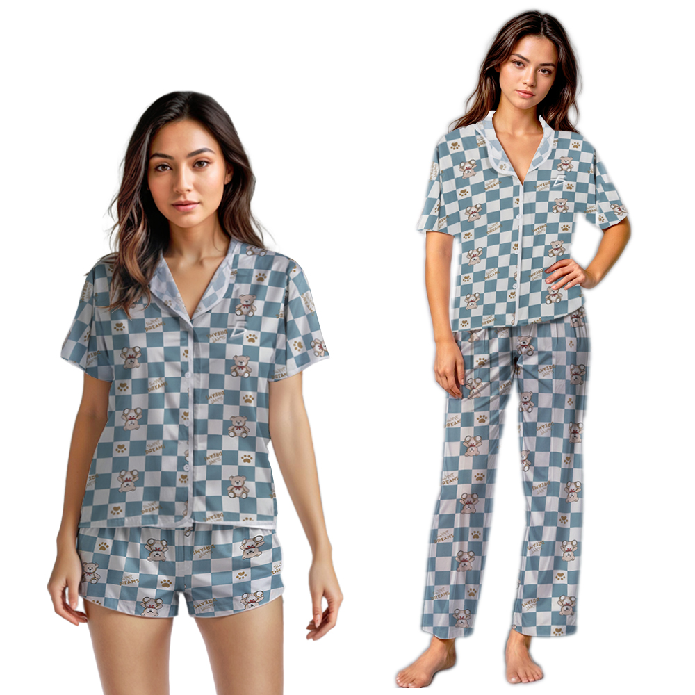 Set de 3 piezas de Pijamas Ligeras Kawai Frescas y Casuales - Image 11