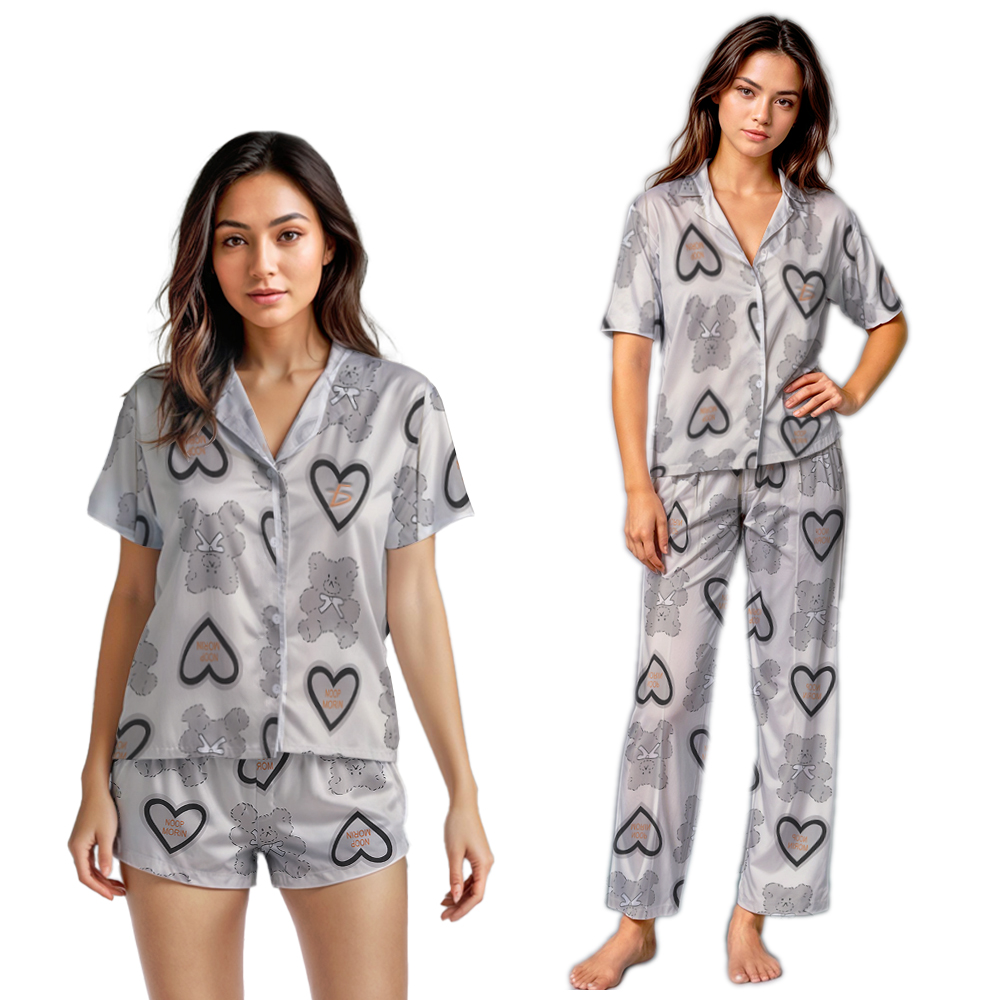 Set de 3 piezas de Pijamas Ligeras Kawai Frescas y Casuales - Image 5