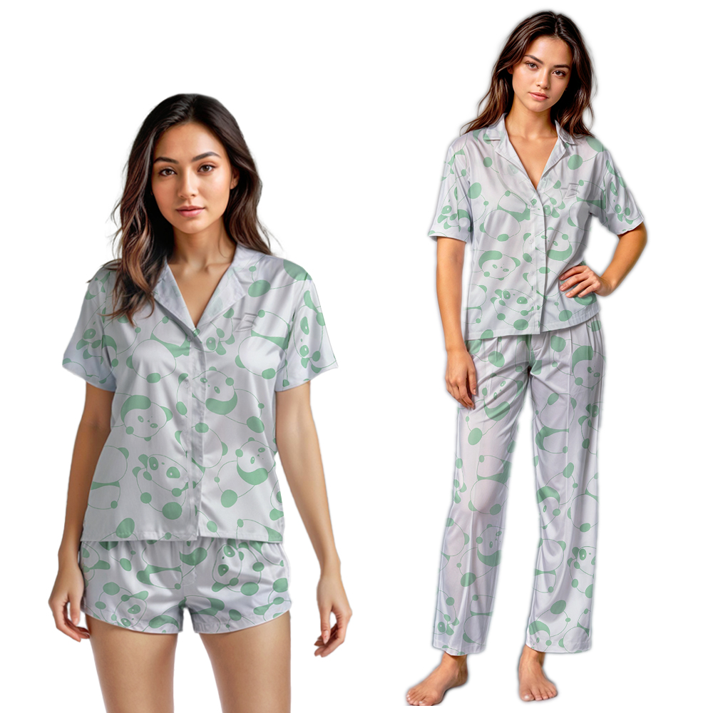 Set de 3 piezas de Pijamas Ligeras Kawai Frescas y Casuales - Image 4