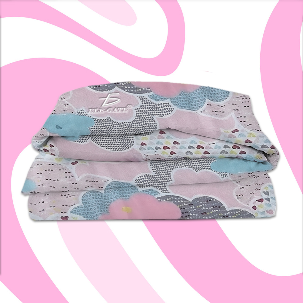 Juego de Sábanas Coquete de 4 Piezas que Incluyen una Sábana Cajonera, una Sábana y Dos Fundas de Almohada