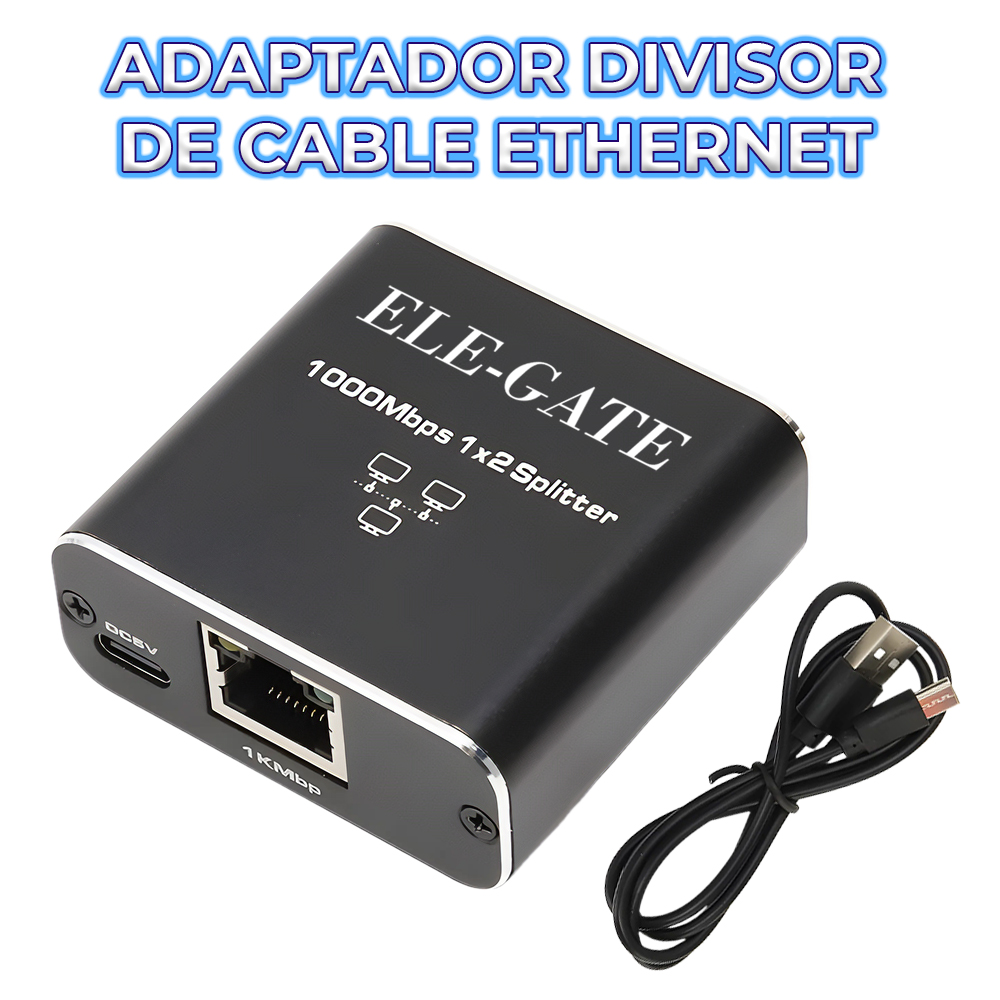 Divisor de Ethernet de 1 a 2 de Alta Velocidad 1000Mb - Image 4