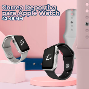 Correa Deportiva Smart Watch de 42-49 mm con Cierre de Encastre