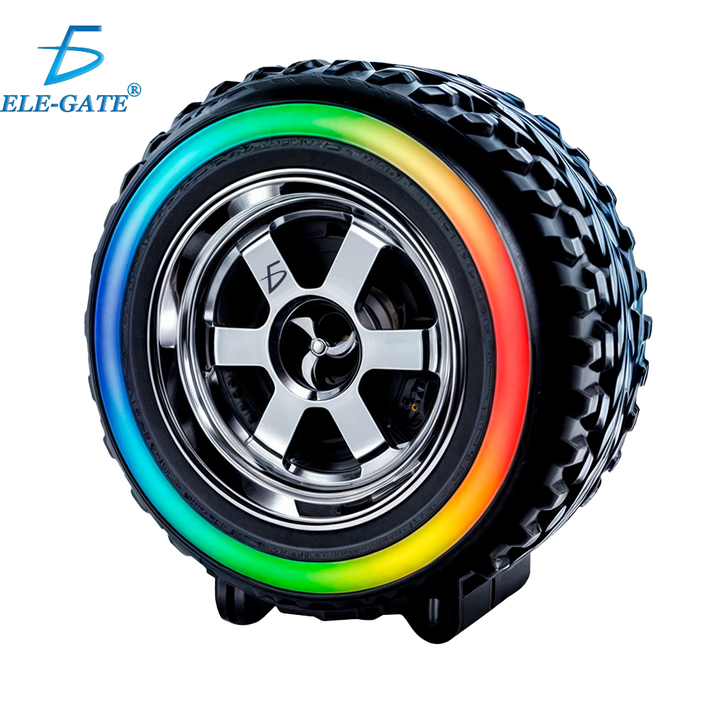 Bocina en Forma de Llanta Bluetooth RGB carga Tipo C