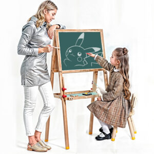 Pizarrón Doble Cara con Tamaño Ajustable