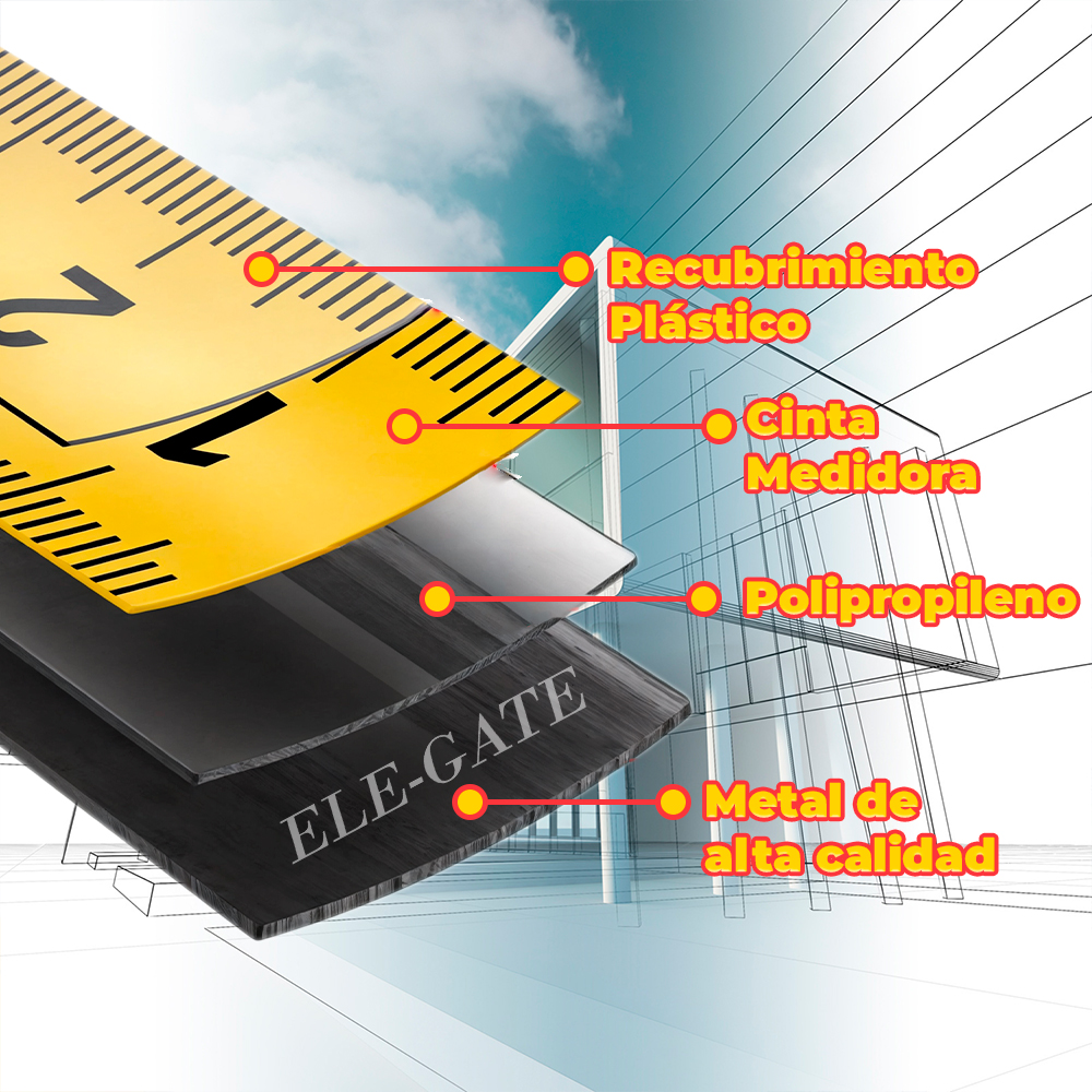 Cinta Métrica Magnética 8M con Escala Doble Cara con Gancho True Zero - Image 2
