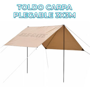 Carpa Plegable de 3x3 Metros con Tela Repelente al Agua
