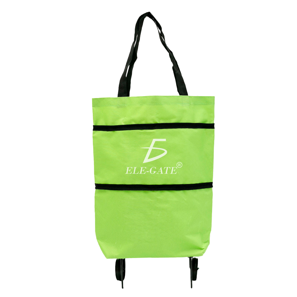 Carrito de Compras 2 en 1: Bolsa Plegable con Ruedas – 25 L de Capacidad - Image 3