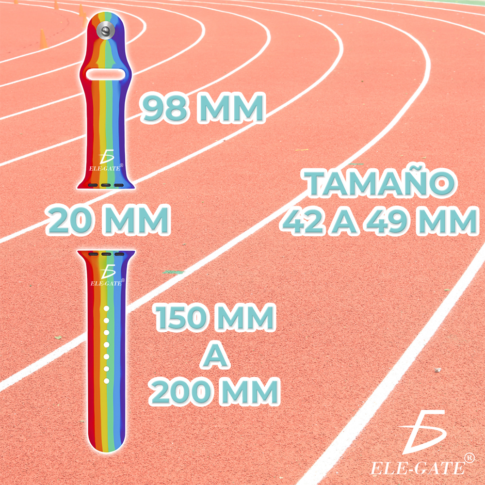 Correa Smarth Watch Prime deportiva de 42-49mm de Fluoroelastómero - Image 4