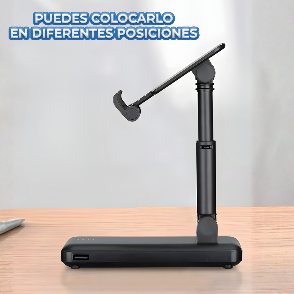 Power Bank 2 en 1 con Base Soporte y 4 Cables Integrados - Image 3