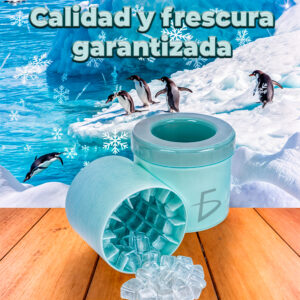 Molde de Silicona Redondo para Cubitos de Hielo