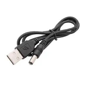 Cable de Alimentación USB a 5.5x 2.5mm 5V a 0.5A